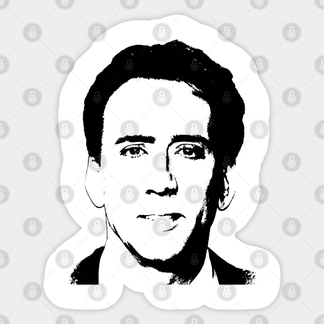 Nicolas Cage Pop Art Portrait Sticker by phatvo